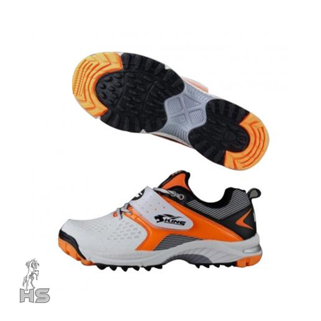 HS King Cricket Shoes (Orange) | Best 