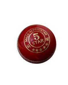 HS 5 Star Cricket Ball (Red)