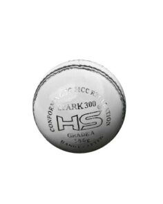 HS Spark 300 Cricket Ball (White)